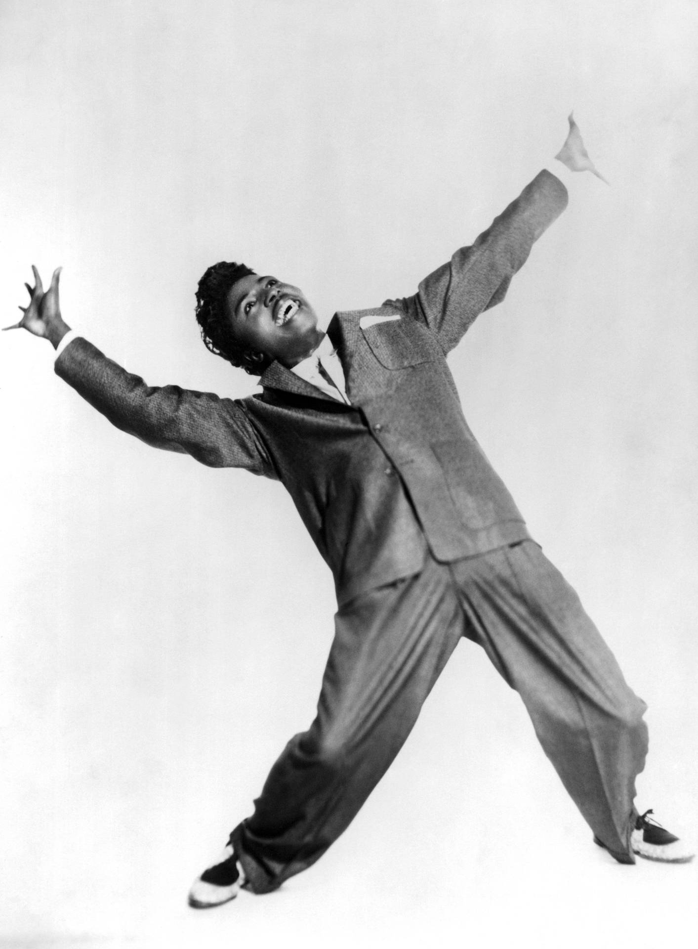Pequeñaimagen Graciosa De Little Richard En Pose De 1956 Fondo de pantalla