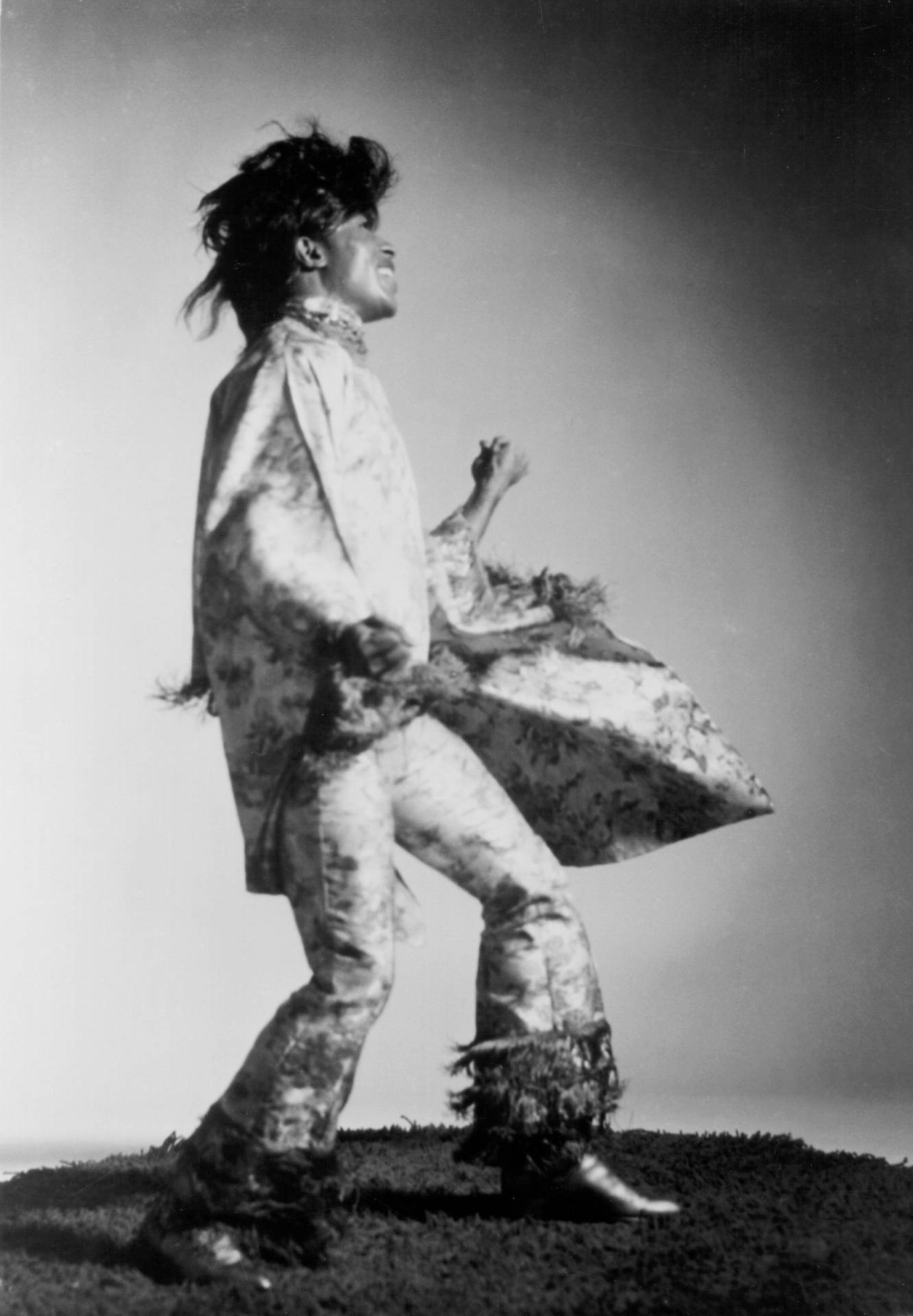 Little Richard Rock And Roll Portræt 1975. Wallpaper