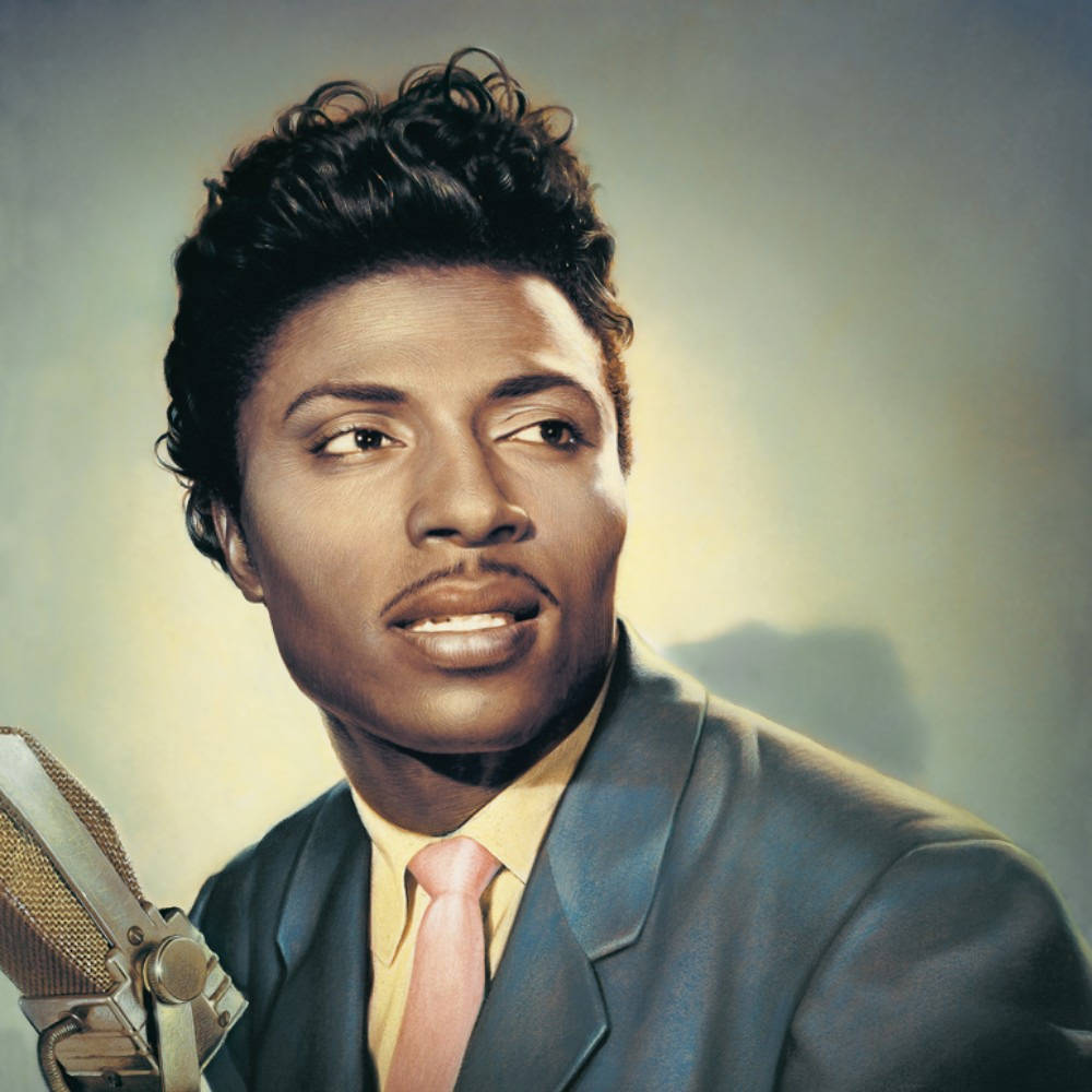 Little Richard Rock And Roll Singer Portrait Wallpaper