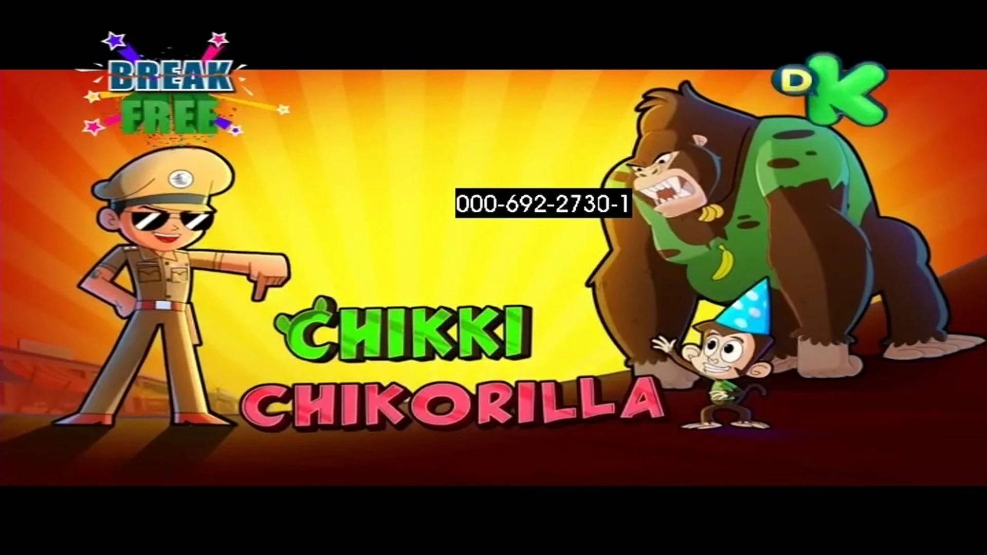 Little Singham And Chikki With A Gorilla