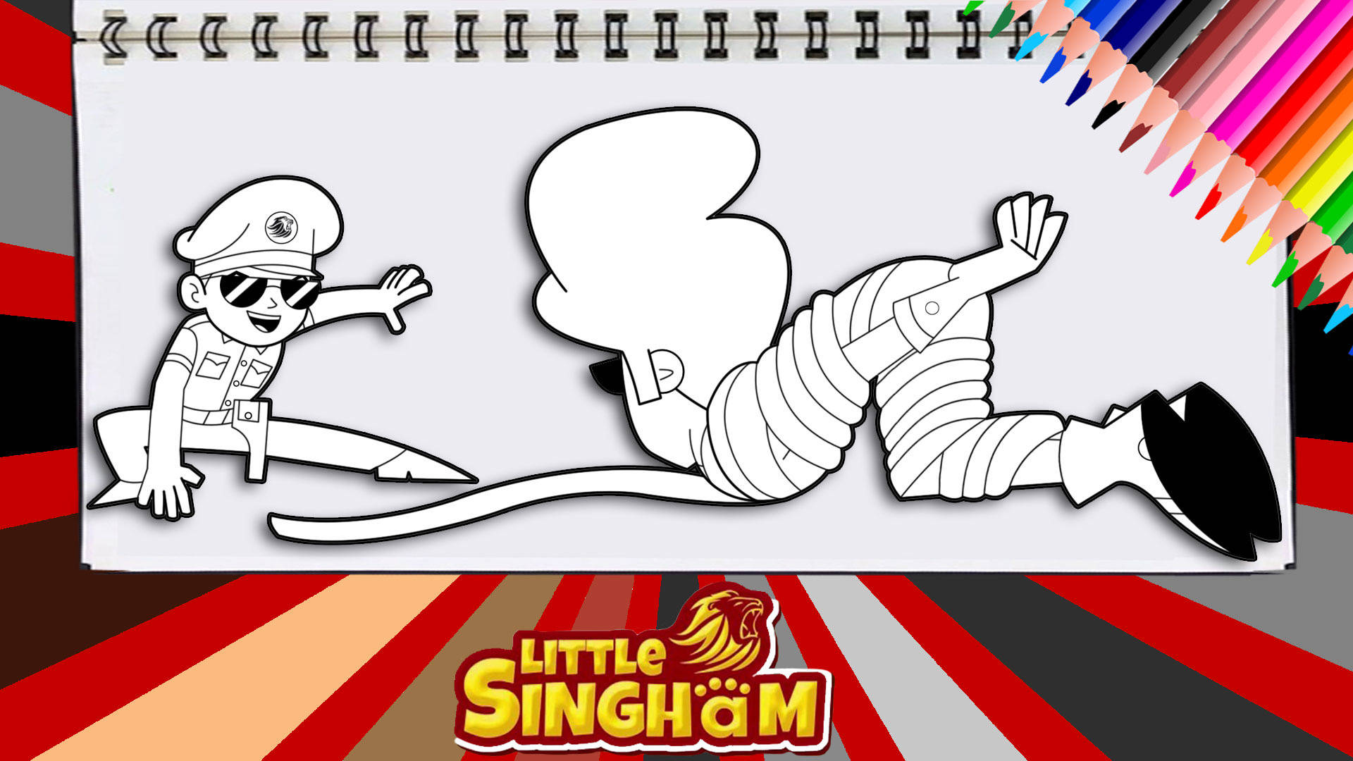 Little Singham :coloring book APK for Android Download
