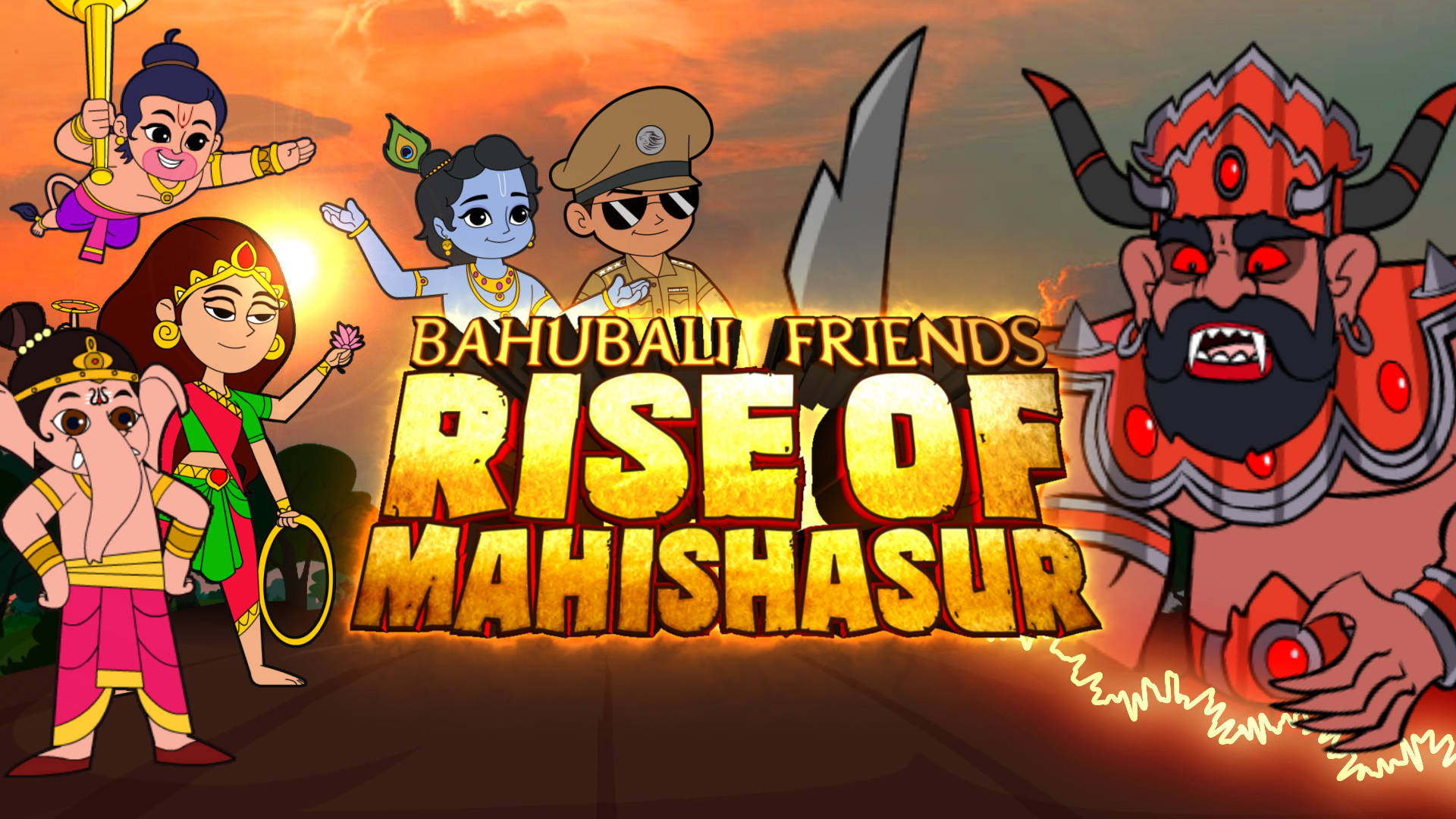 Download Little Singham Rise Of Mahishasur Wallpaper 