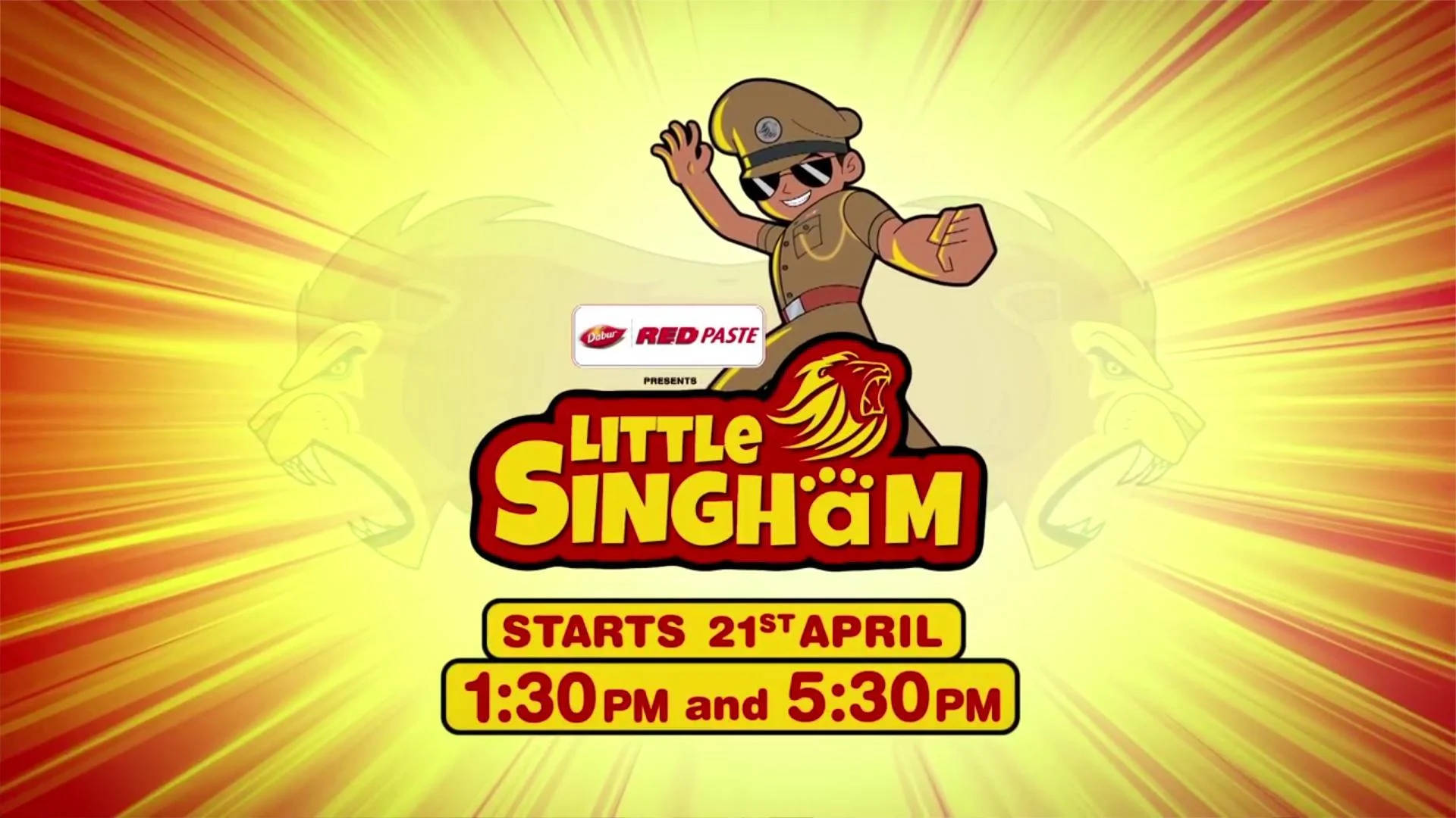 Download Little Singham Show Schedule Wallpaper 