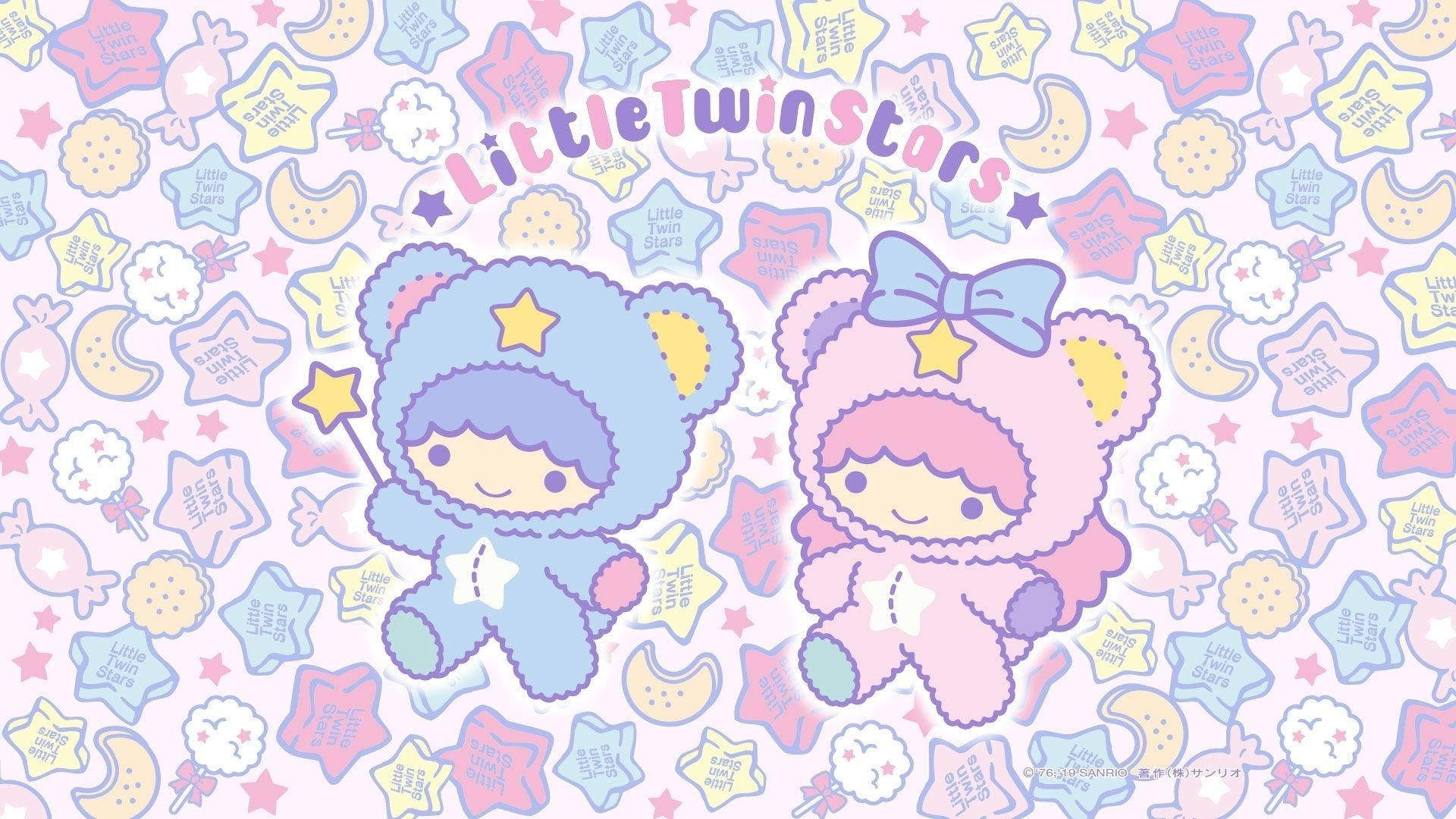 Little Twin Stars Cute Costumes Wallpaper