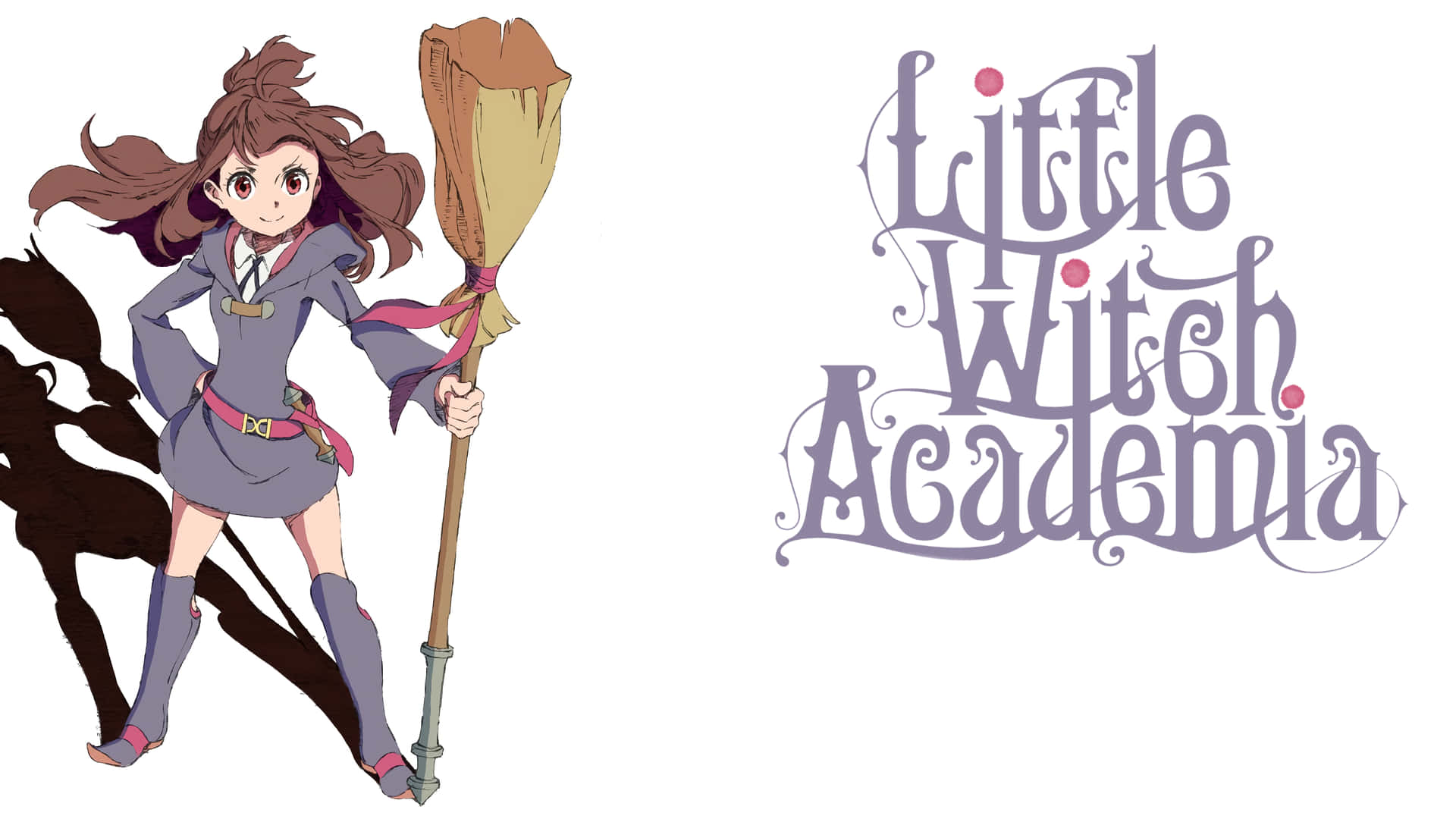 Little Witch Academia Logo White Background Wallpaper