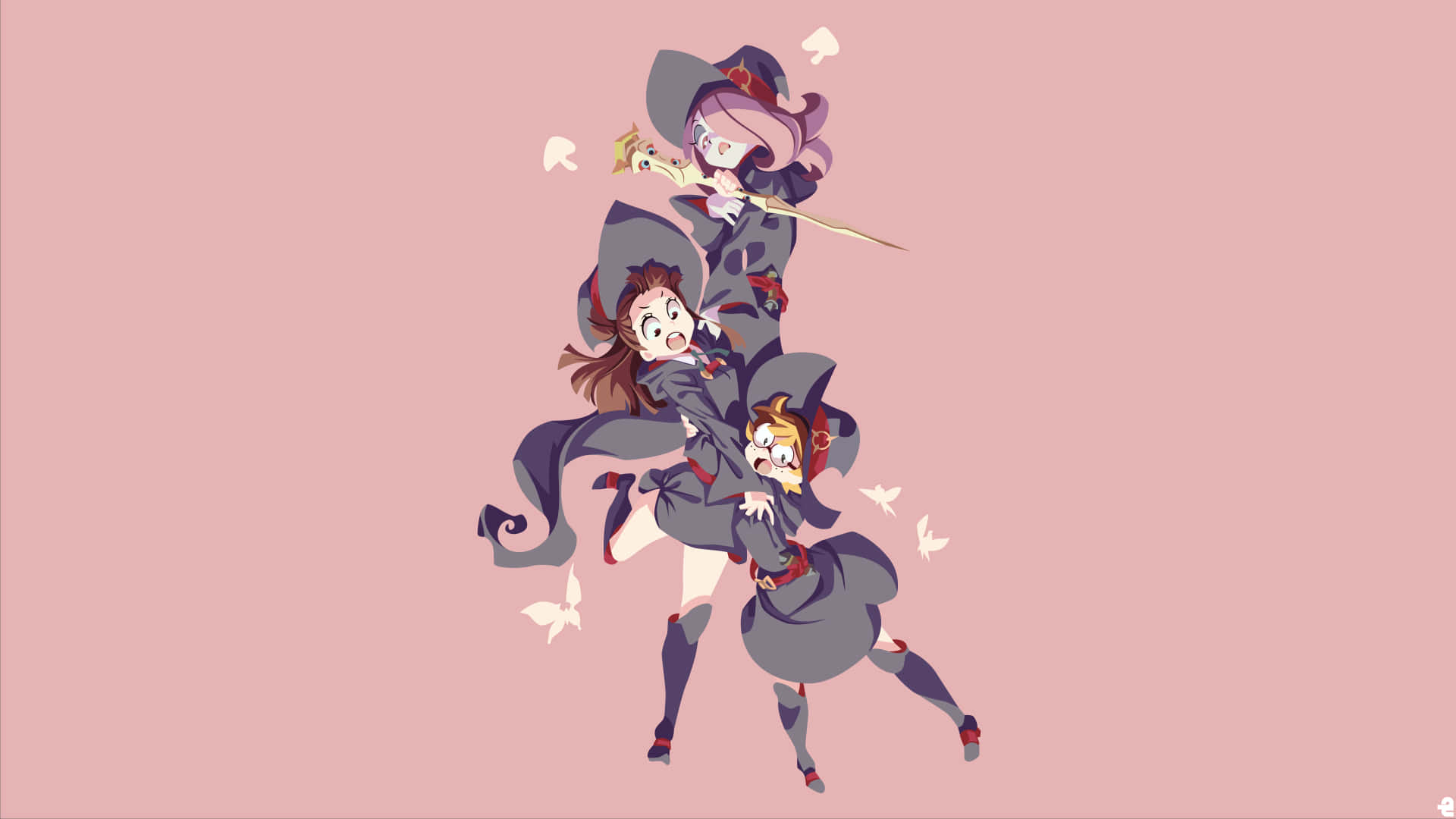 Little Witch Academia Pastel Aesthetic Wallpaper