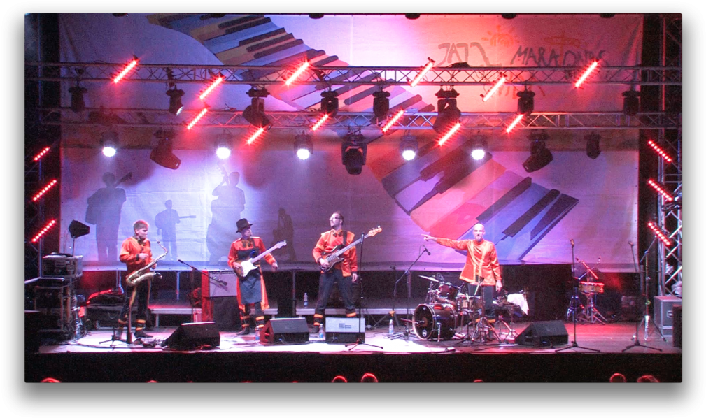 Live Band Performance Stage Lights PNG