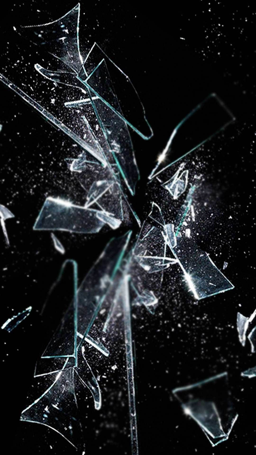 Download Live Broken Glass Wallpaper 