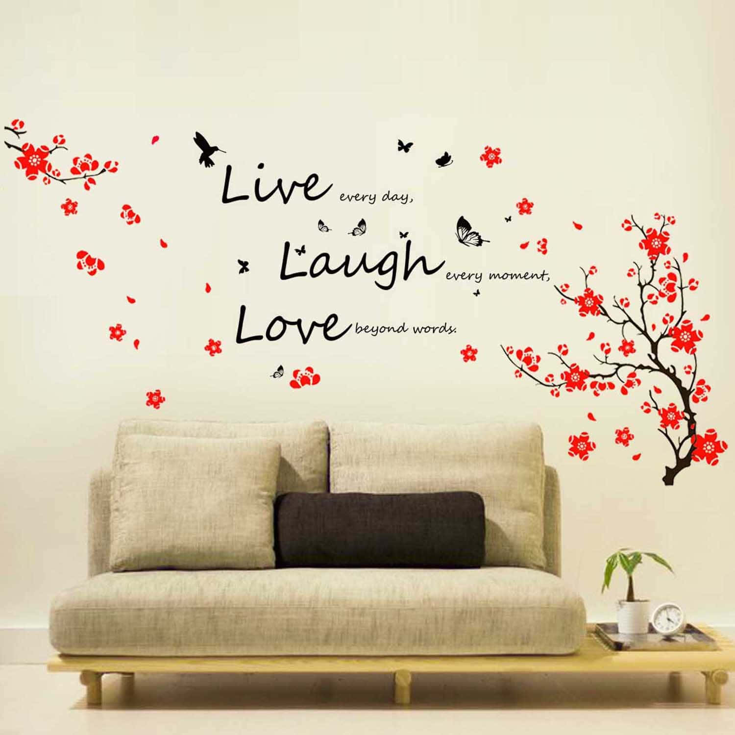 "Spread love and joy everywhere you go - Live Laugh Love" Wallpaper