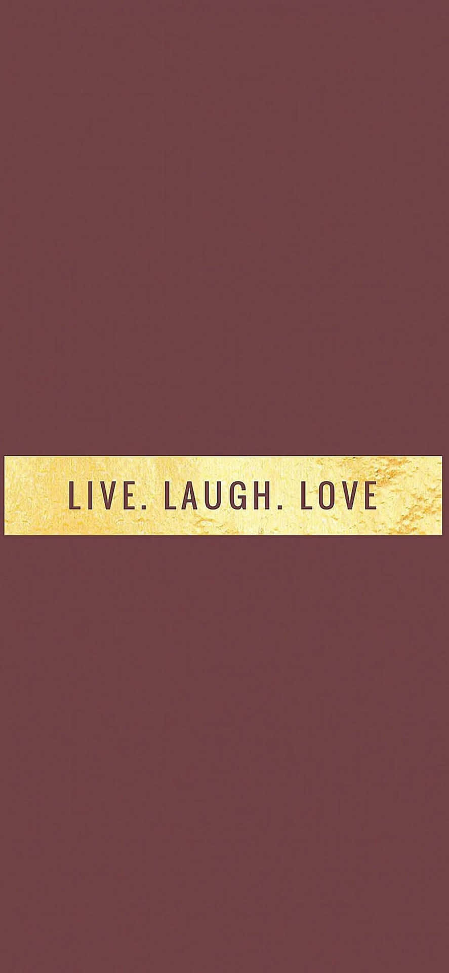 Nyd livet, del ler og find ægte kærlighed. Wallpaper