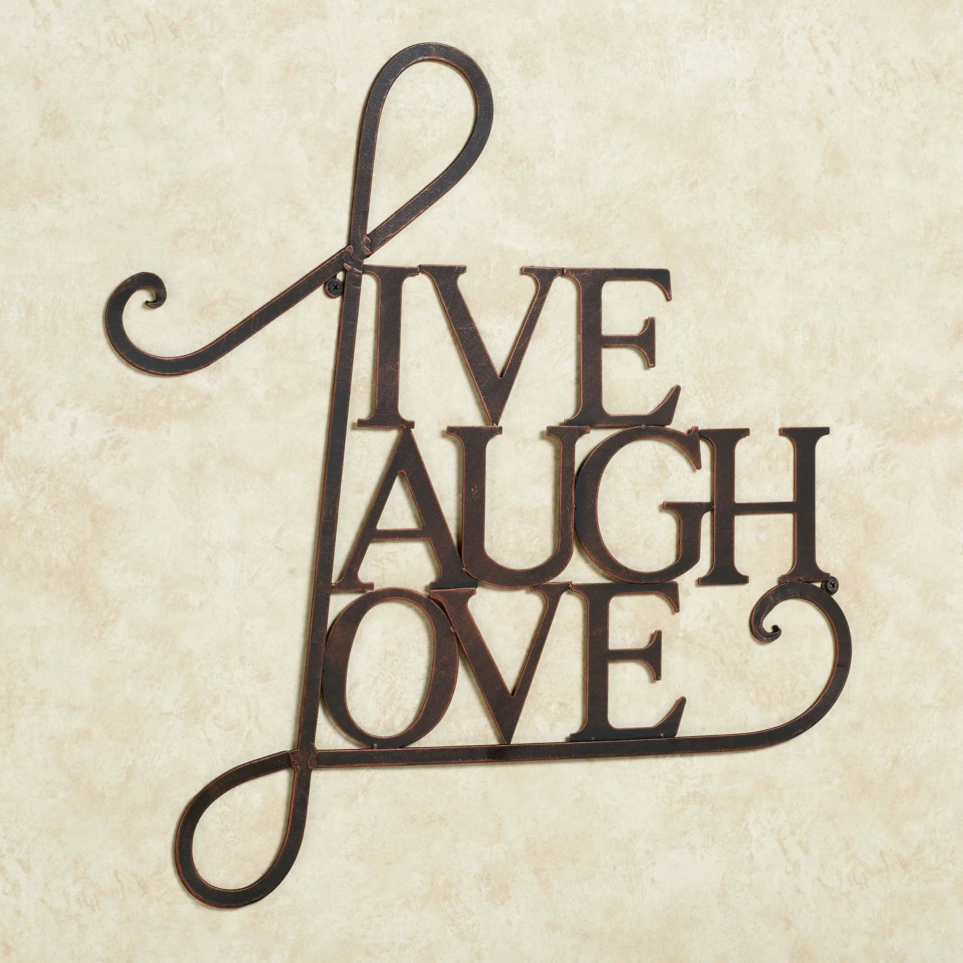 Brighten Your Days and Your Life With 'Live, Laugh, Love' Wallpaper