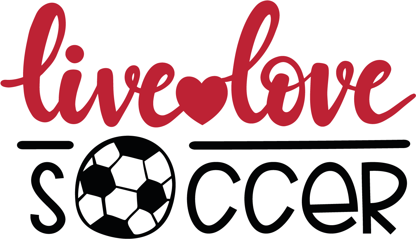 Live Love Soccer Graphic PNG