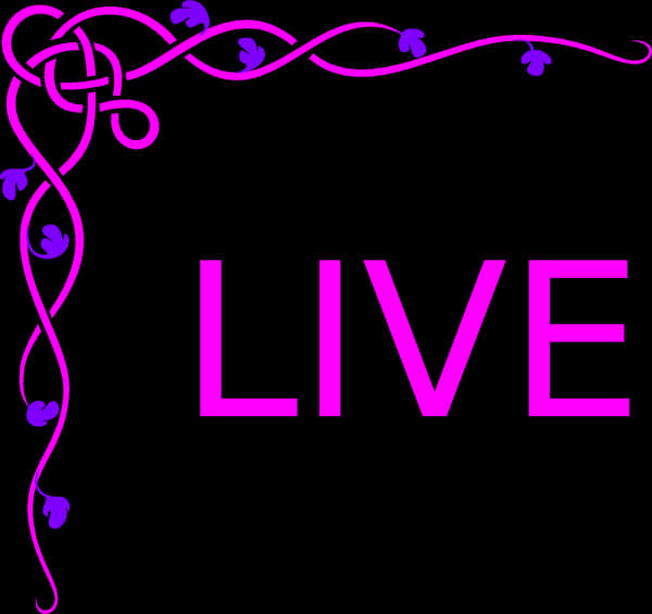 Live_ Broadcast_ Graphic_with_ Pink_ Accents PNG