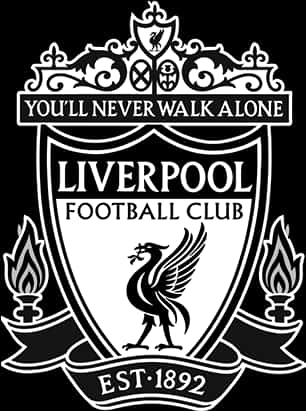 Liverpool F C Crest Blackand White PNG