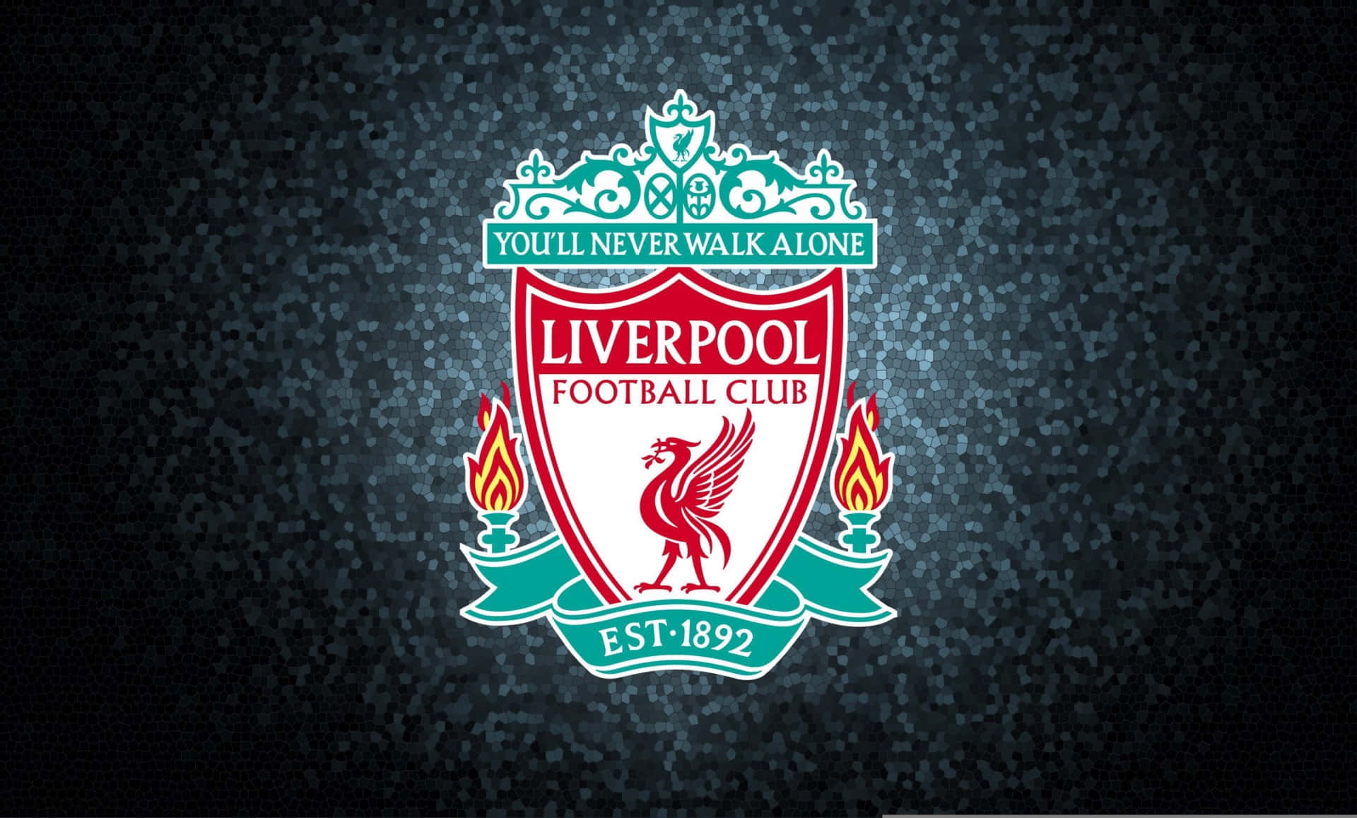 Liverpool FC Flag Viftende Stolt Wallpaper