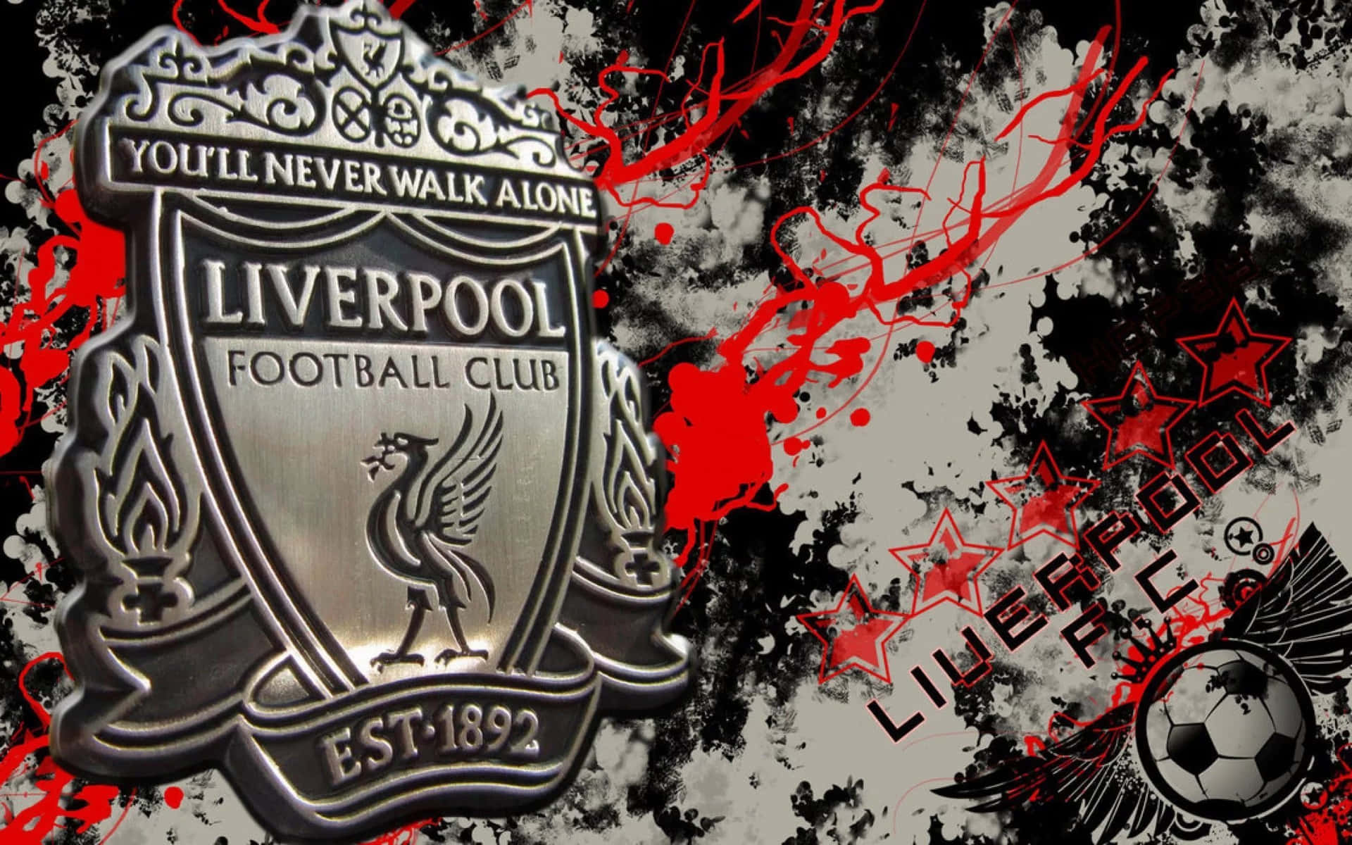 Intrincadoescritorio Real Del Liverpool Fc. Fondo de pantalla
