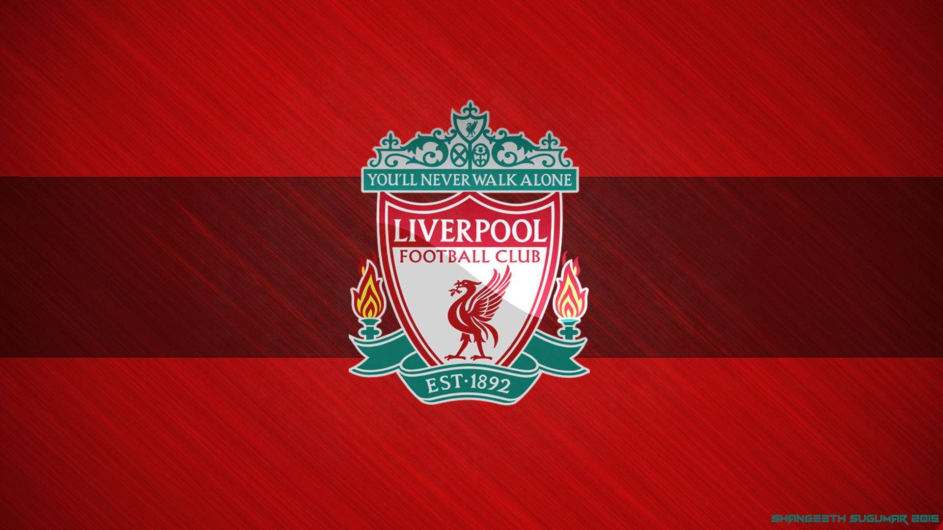 Liverpool Fc In Red Stripes