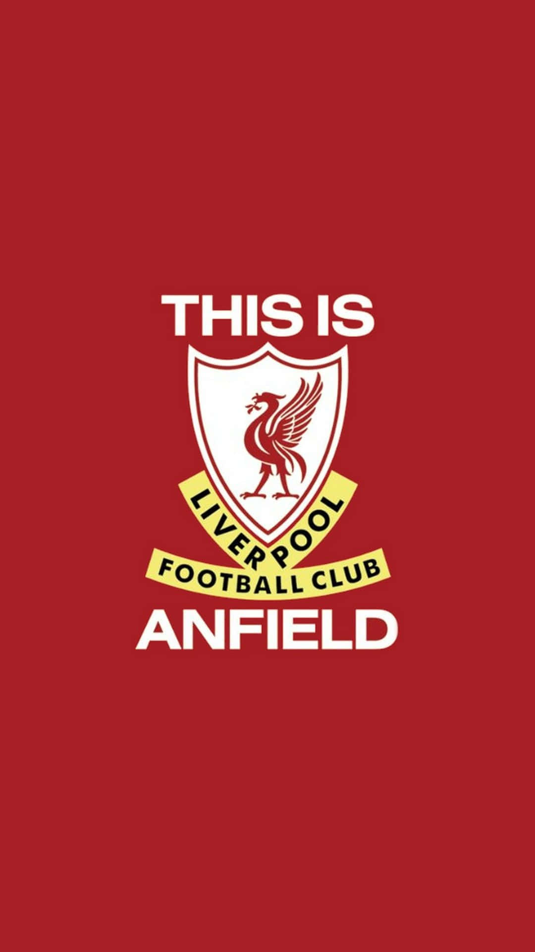 Celebrael Legado Del Liverpool Football Club Con Un Iphone Único. Fondo de pantalla