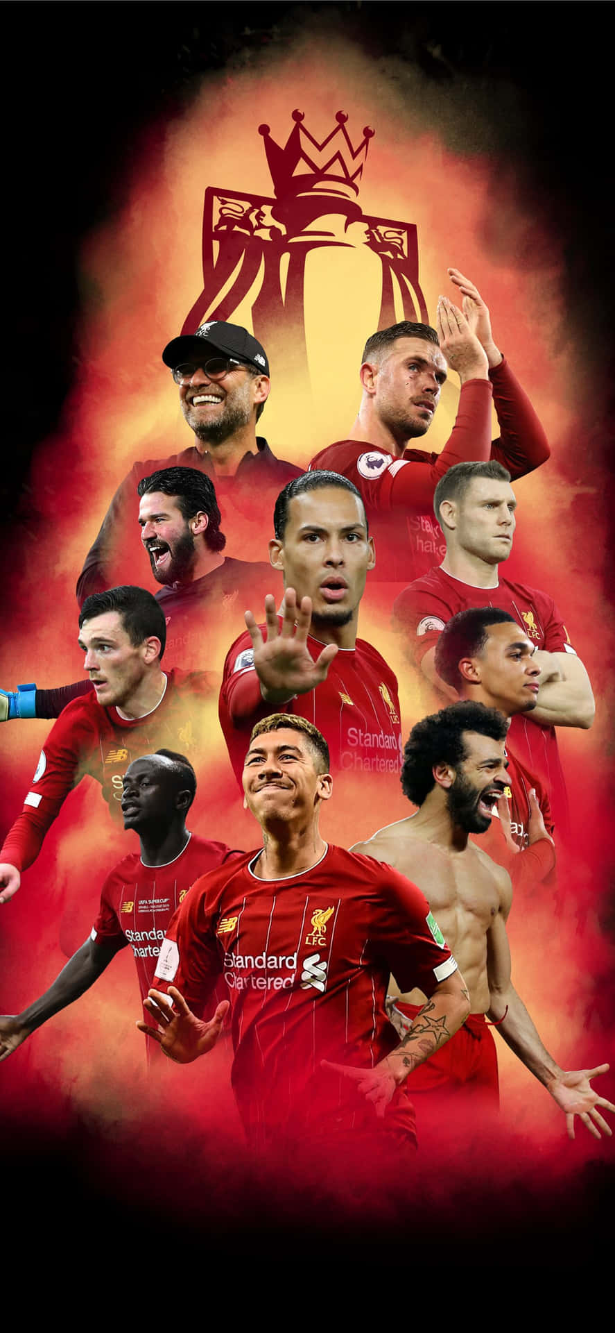 Det officielle Liverpool iPhone Tapet Wallpaper