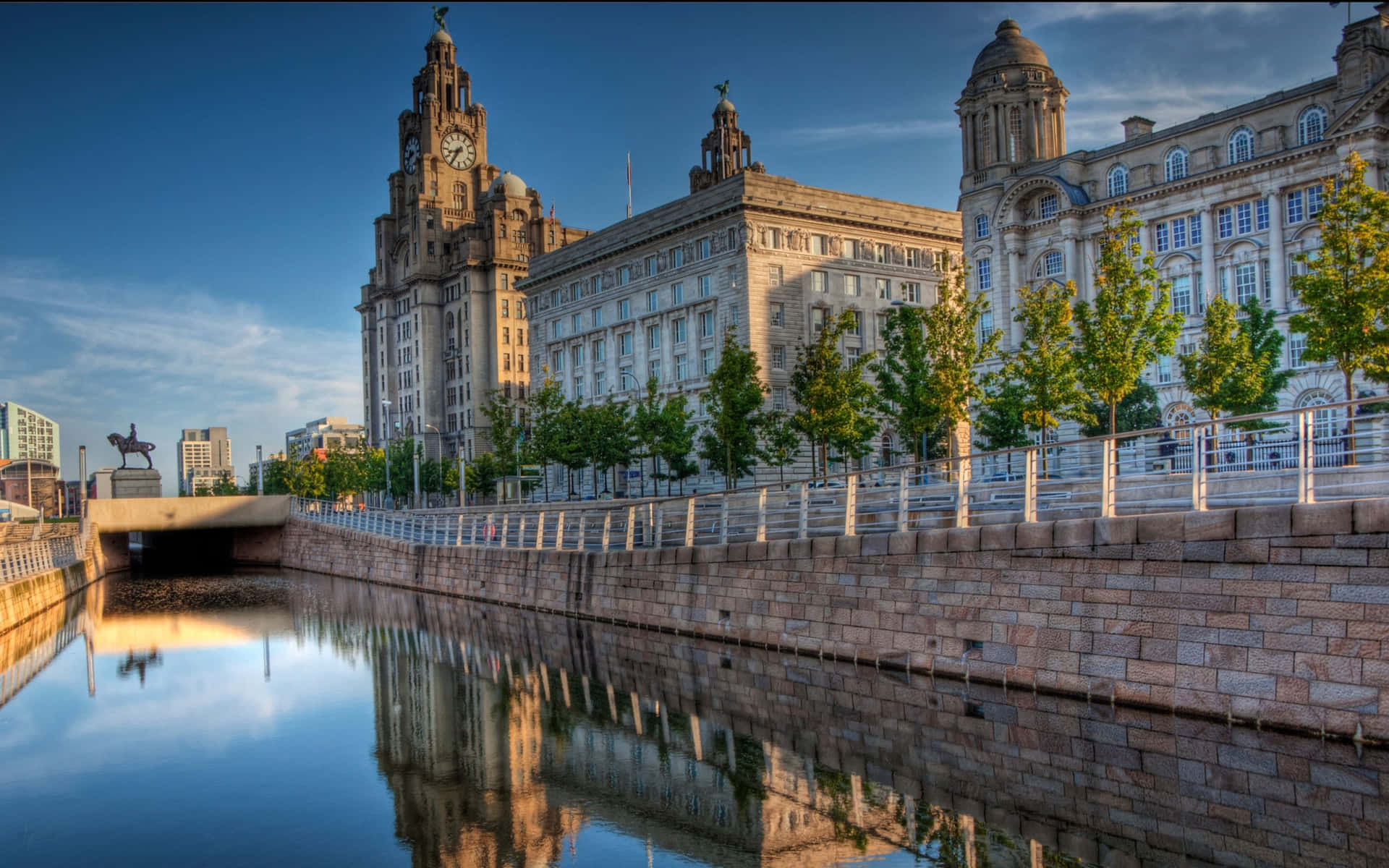 Enjoy the peaceful views of Liverpool