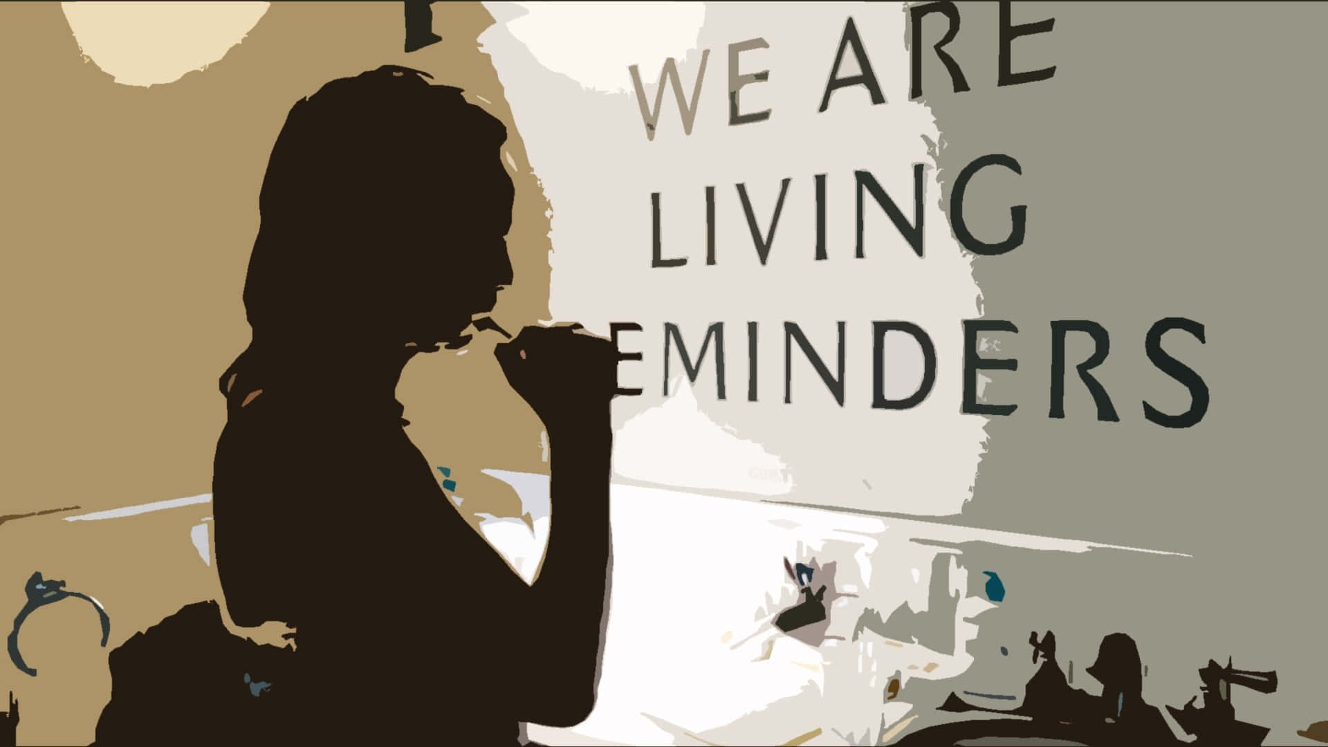Living Reminders Silhouette Wallpaper