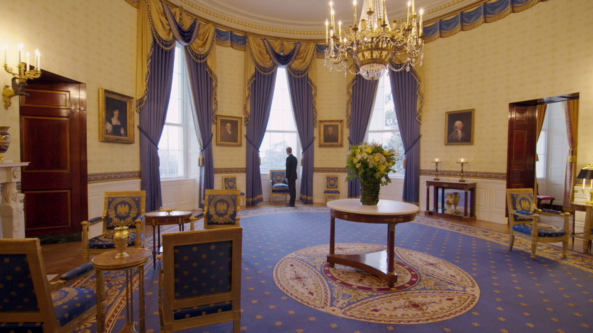 Living Room In The White House Wallpaper