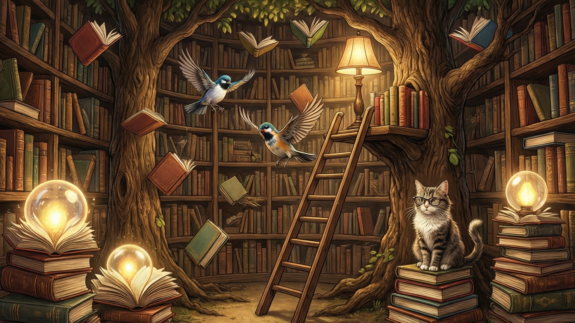 Living Tree Library Magic Taustakuvat
