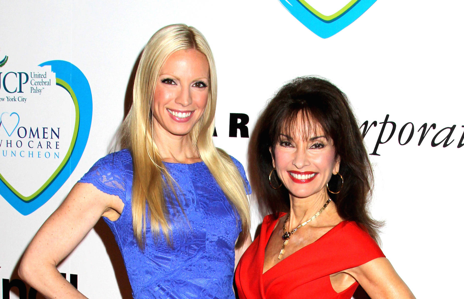 Liza Huber And Susan Lucci Background