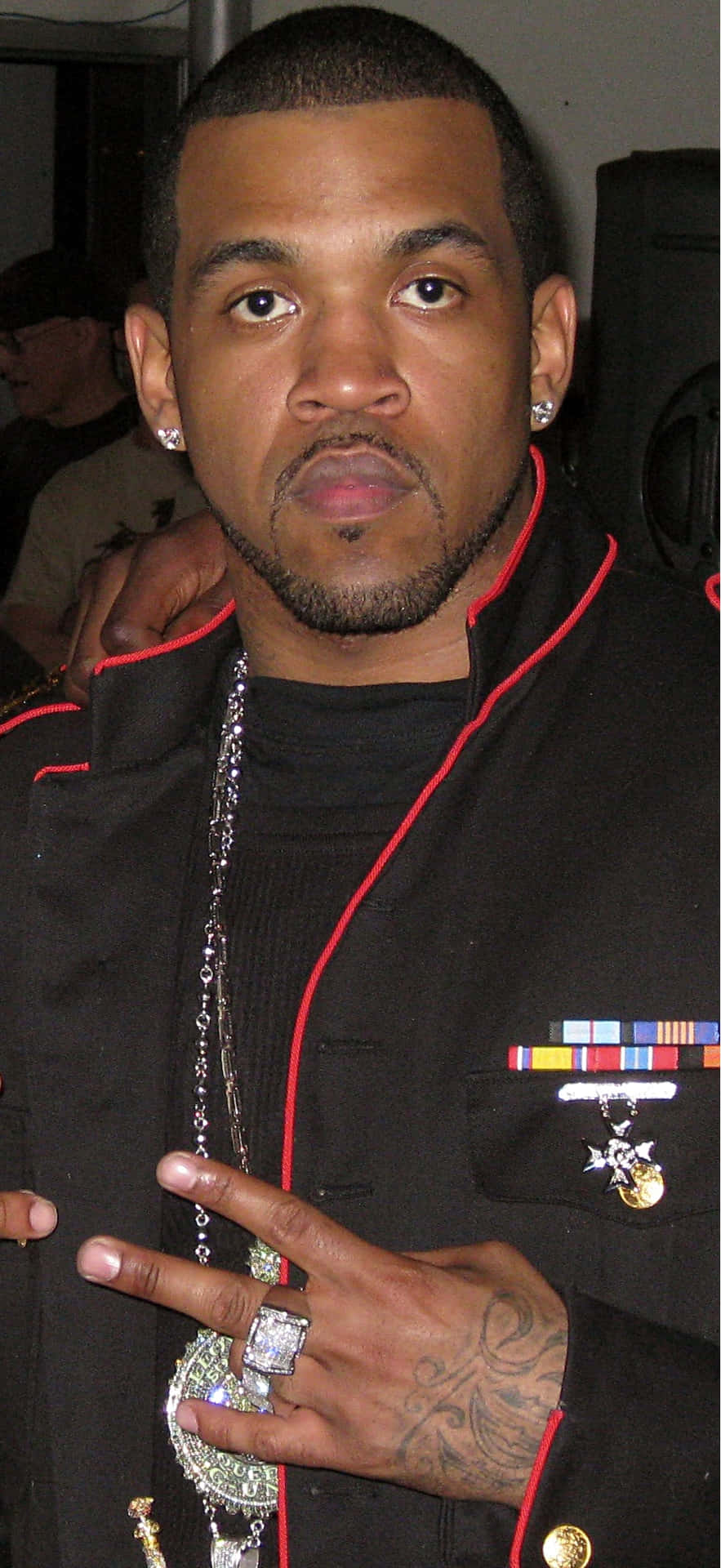 Potret Lloyd Banks Dengan Perhiasan Wallpaper