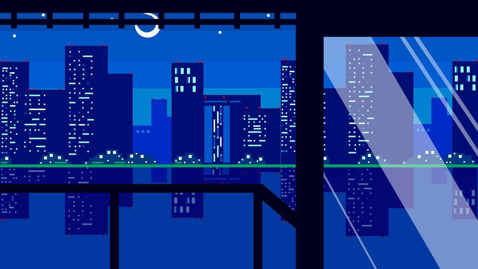 A Relaxing Lo-Fi Moment in the City Wallpaper
