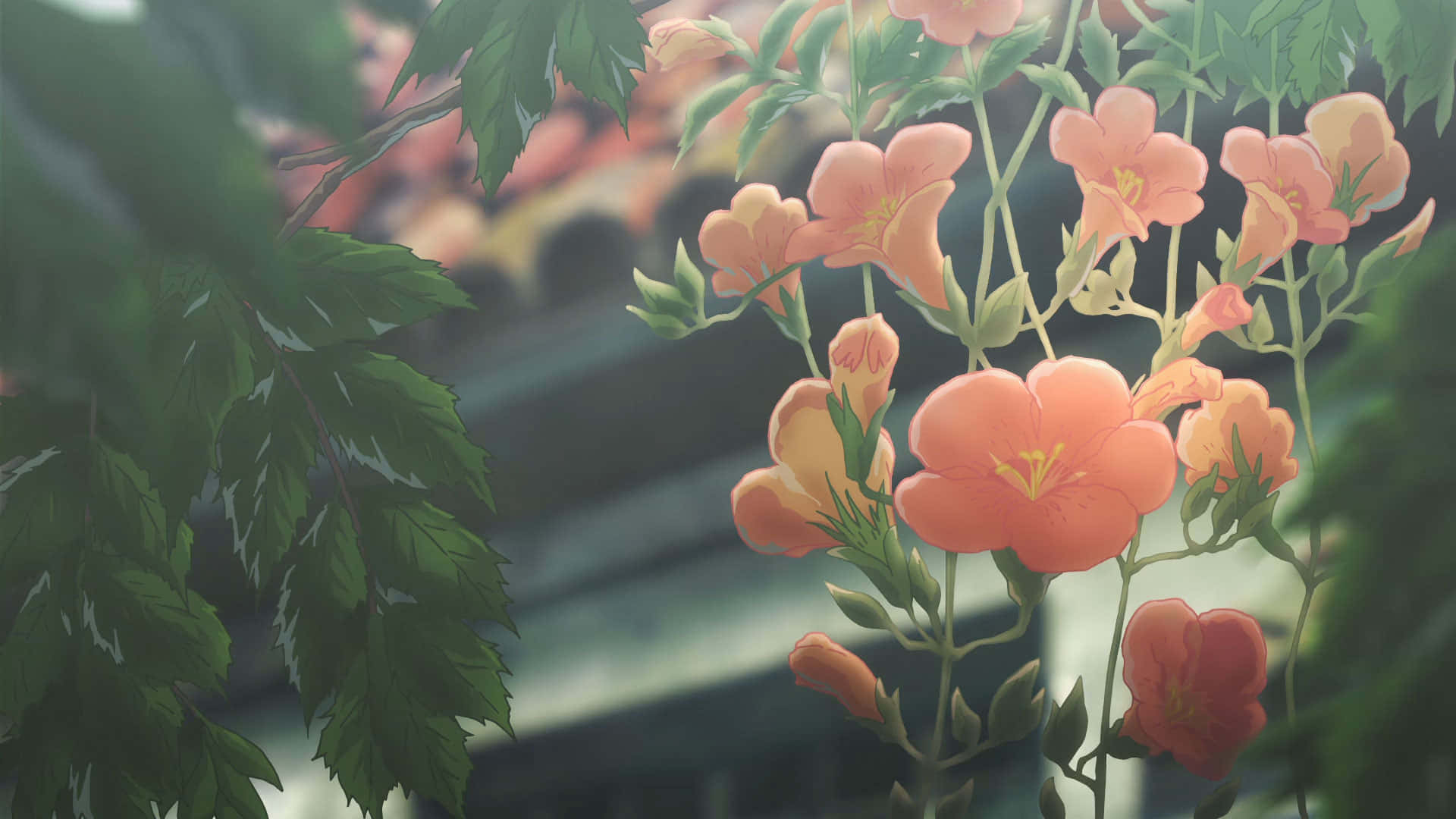 Take a break from the everyday and relax to lo-fi anime chill Wallpaper