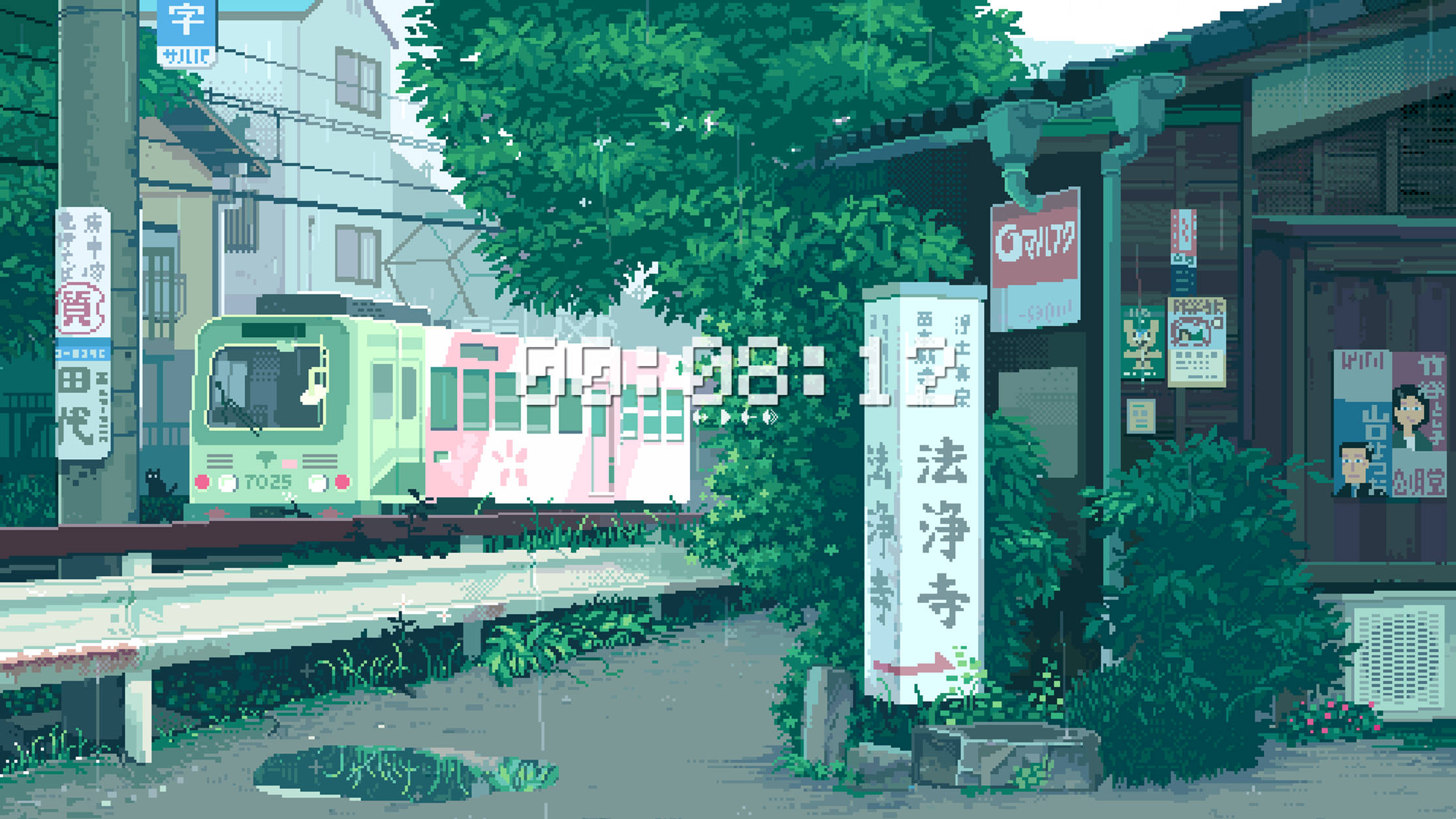 Lo Fi Anime Train Station Japan Wallpaper