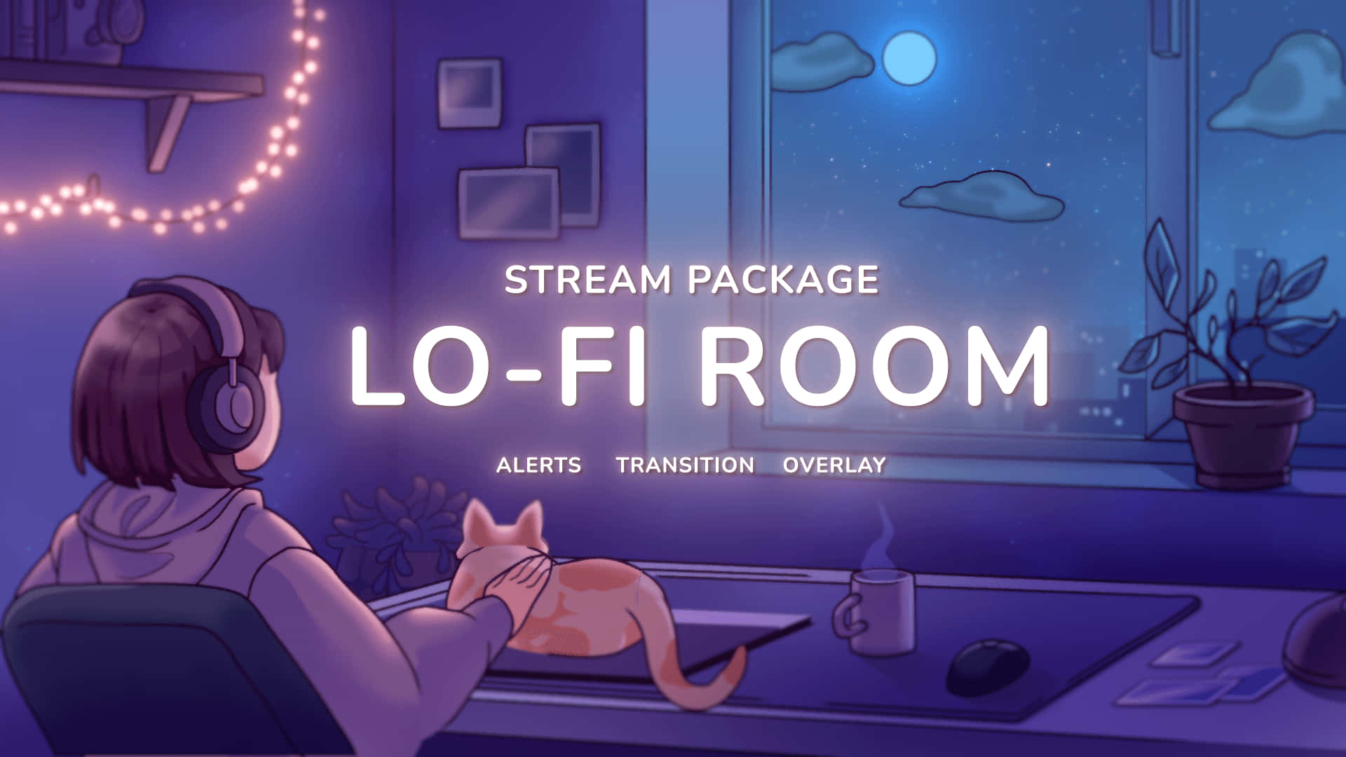 Spend an evening at home with a cozy Lo-Fi Room Wallpaper