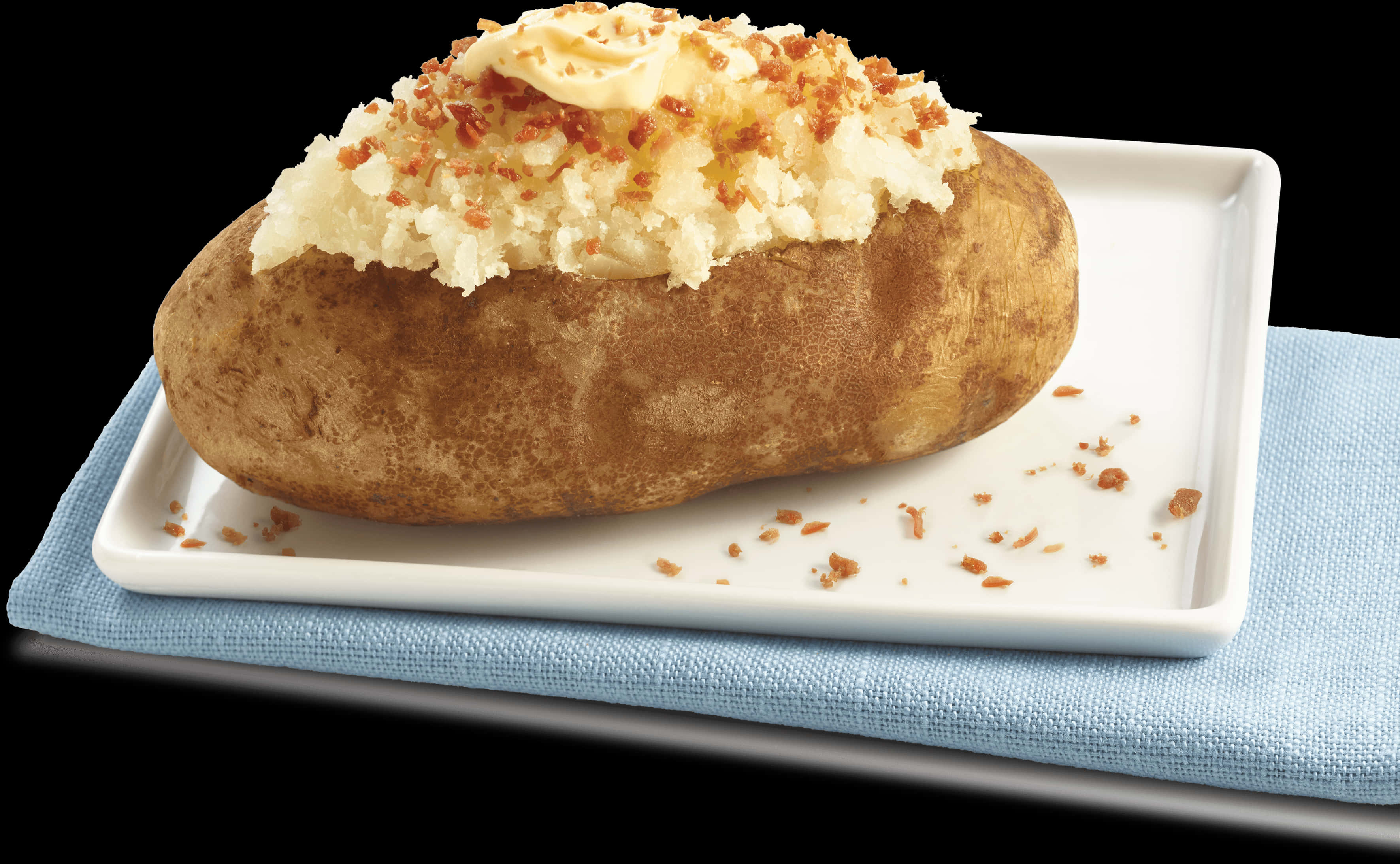 Loaded Baked Potato Dish PNG