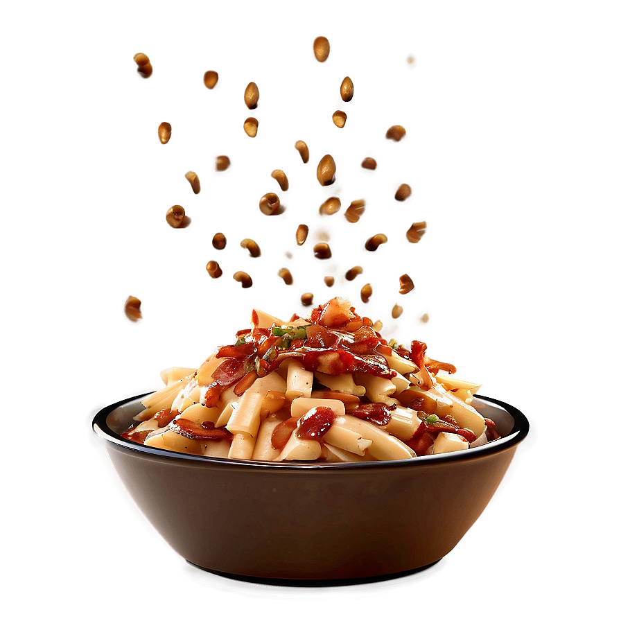 Loaded Poutine With Bacon Bits Png Wng PNG
