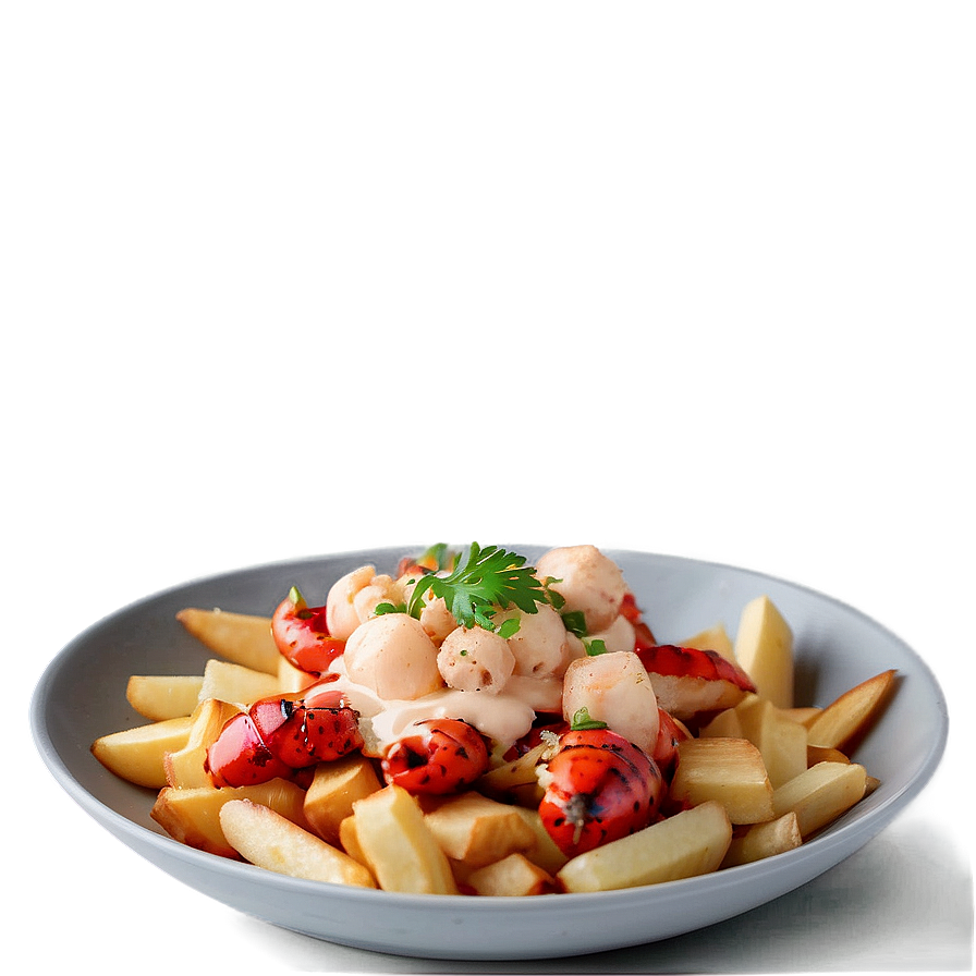 Lobster Poutine Luxury Png 06252024 PNG