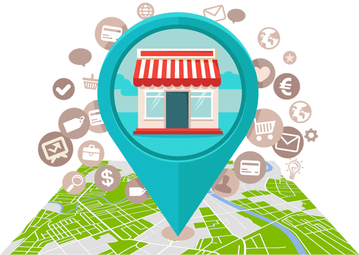 Local Business Location Map Icon PNG