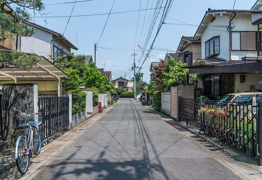 Local Neighborhood In Japan Wallpaper