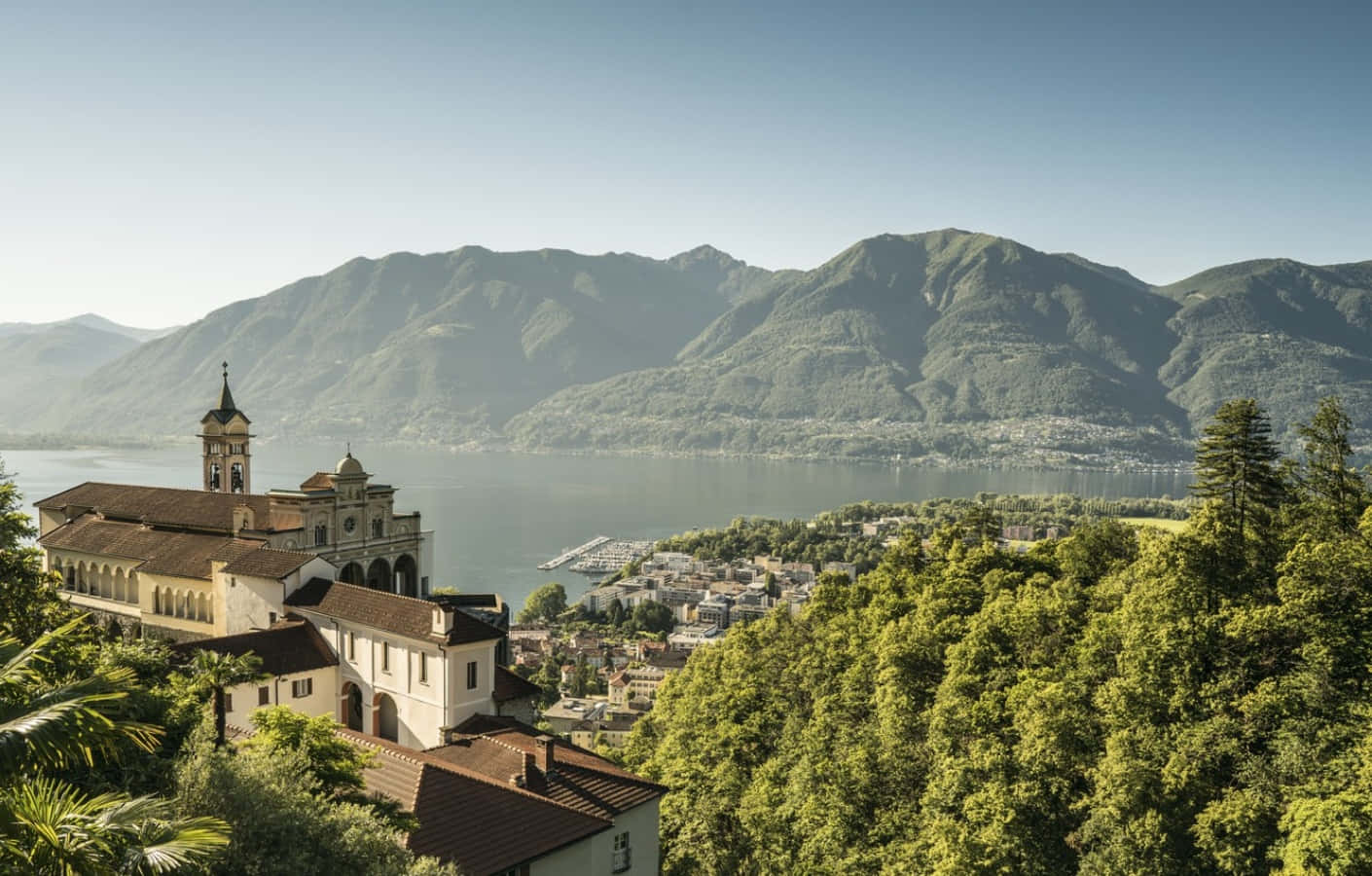 Locarno Lake Maggiore View Wallpaper