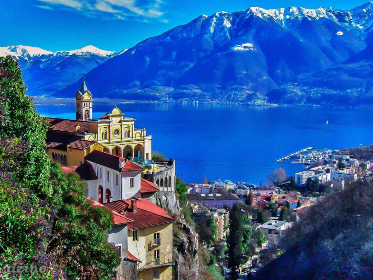 Locarno Lake Maggiore View Wallpaper