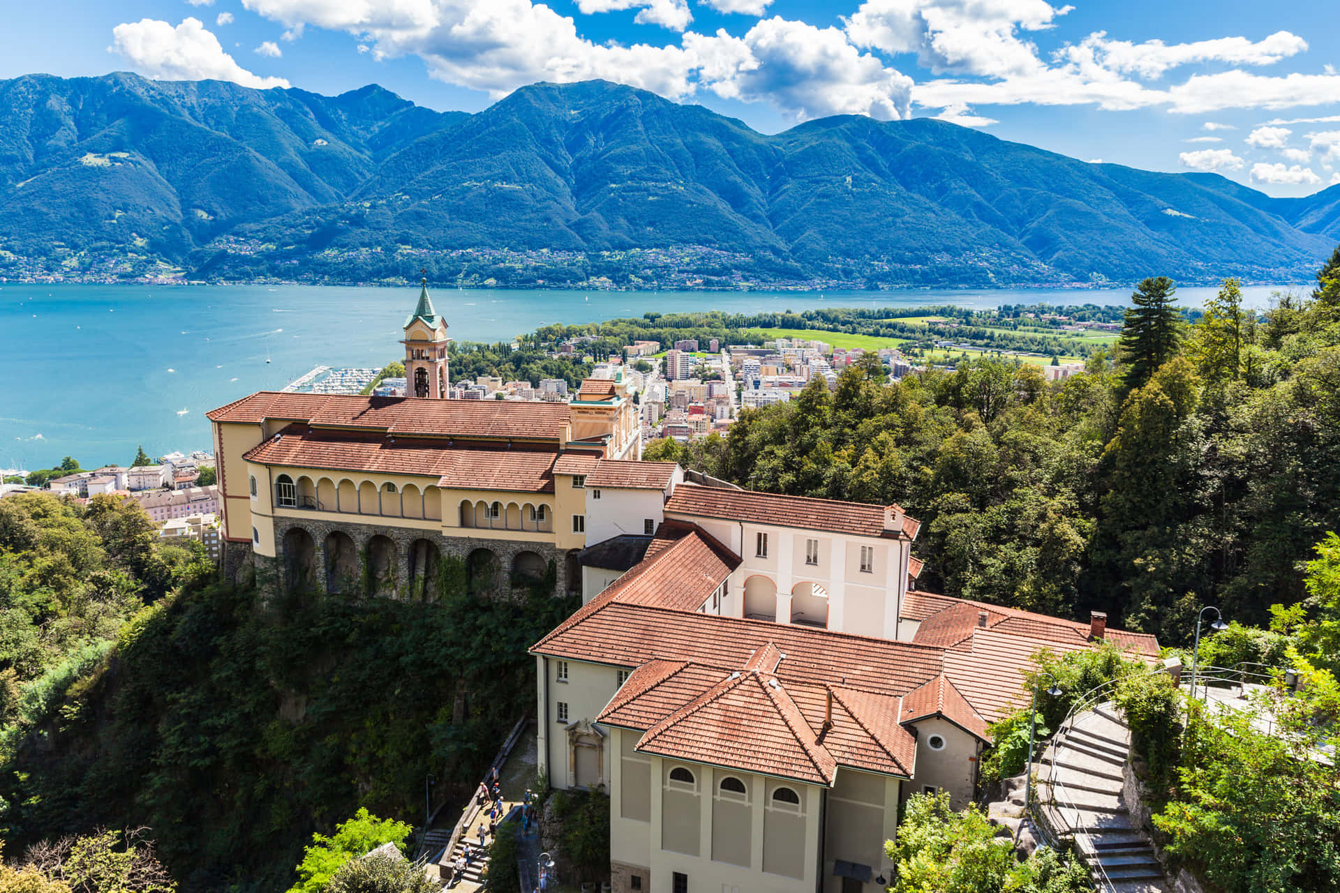 Locarno Lake Maggiore View Wallpaper