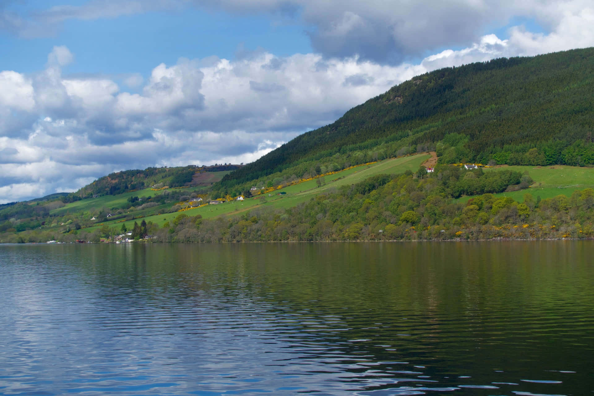 Loch Ness Lake In Scotland Wallpaper
