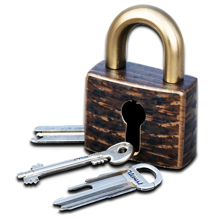 Lock And Keys Png 05242024 PNG
