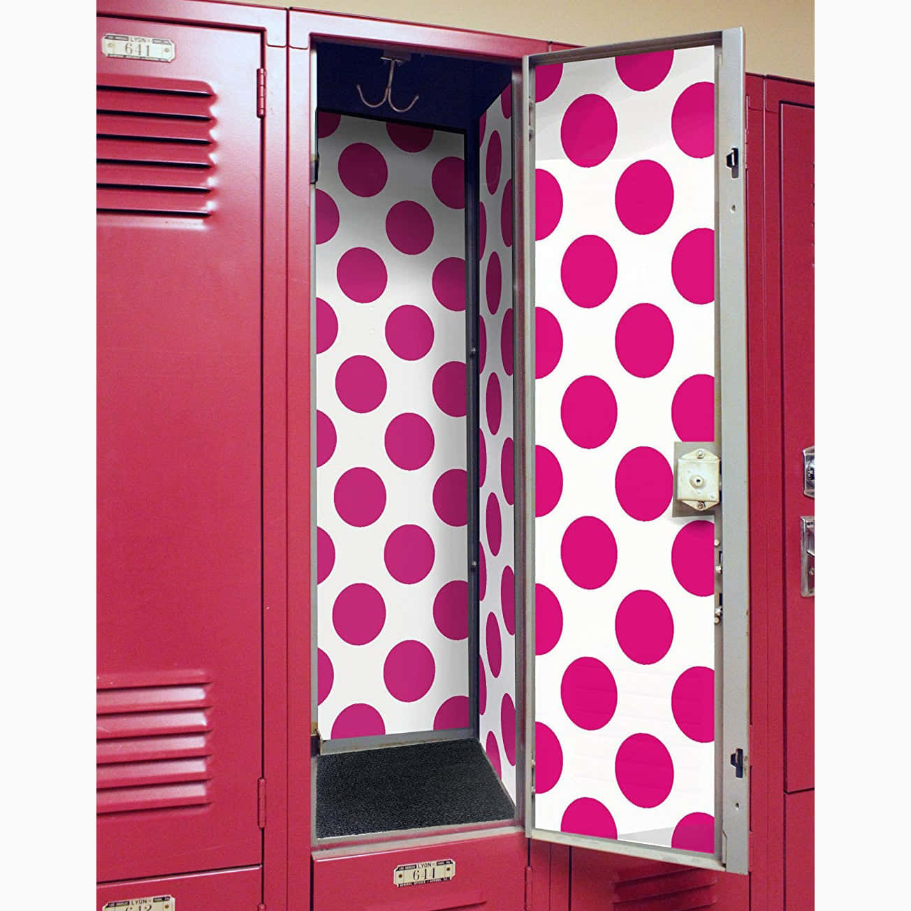 Lockers create an organized and secure environment