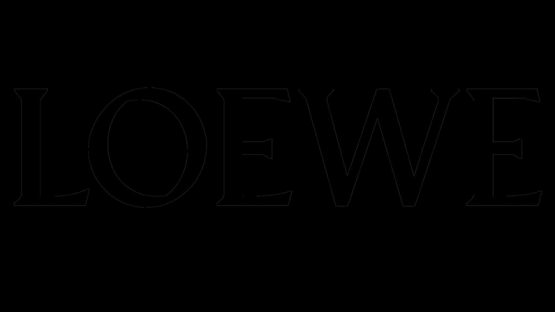 Loewe Text Logo Wallpaper
