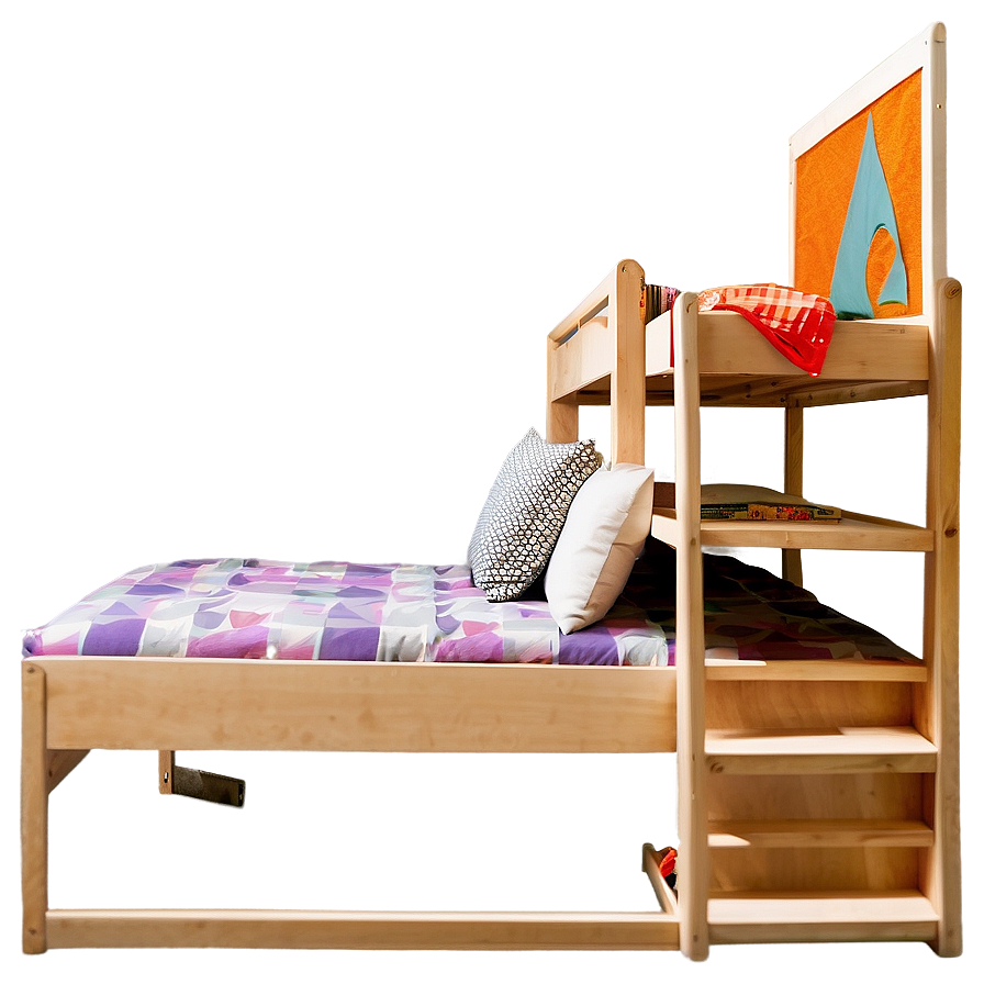 Loft Bed With Desk Png 26 PNG