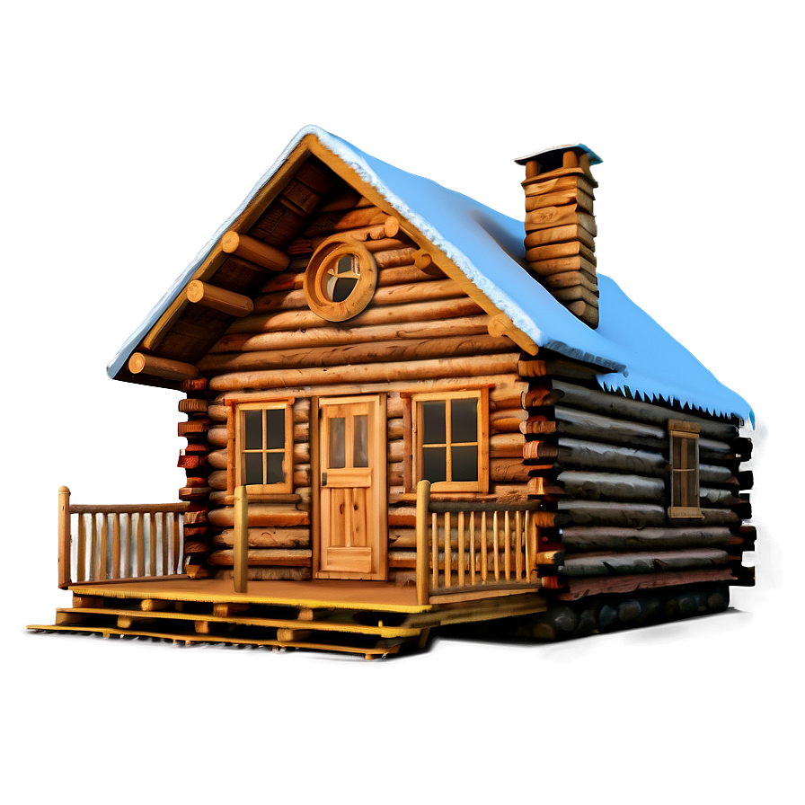 Log Cabin A PNG