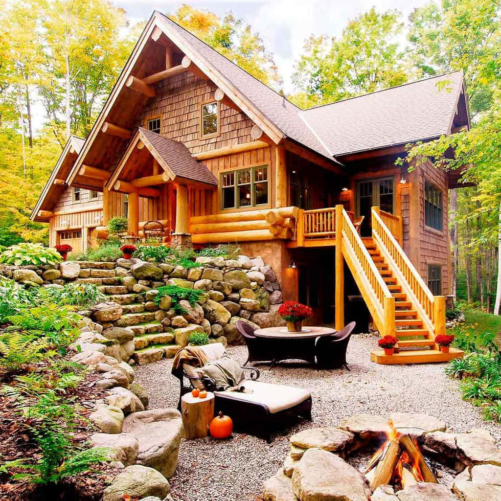 Relax and Unwind in a Cozy Log Cabin