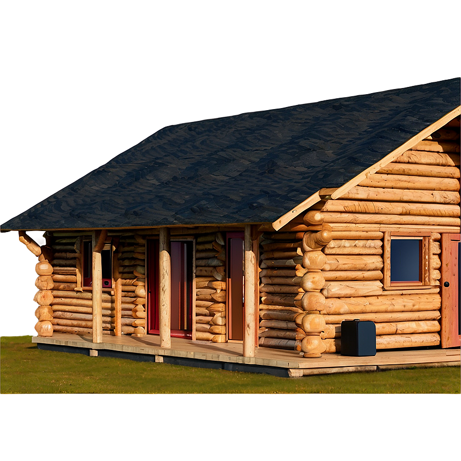 Log Cabin With Panoramic Views Png 06122024 PNG