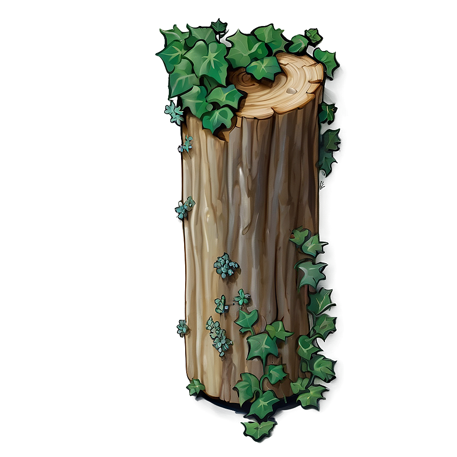 Log With Ivy Png 05252024 PNG